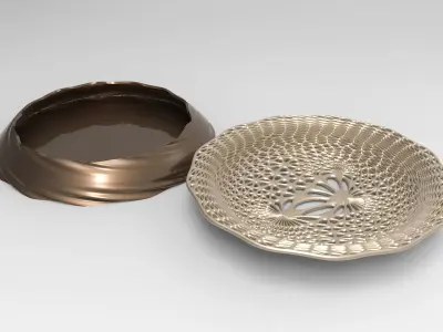 Vase Voronoi 23 3D print model