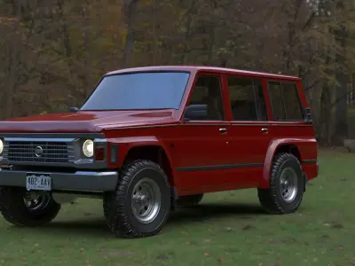 Nissan Patrol Y-60 3D model