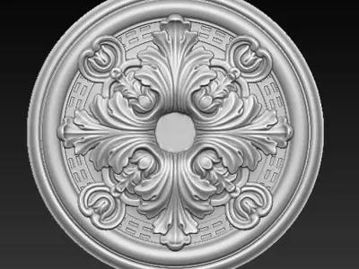 Ceiling Relief 6   3D model 3D print model