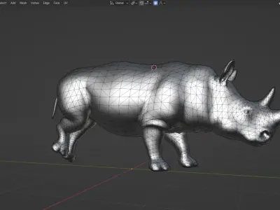 Rhinoceros 3D model purchase