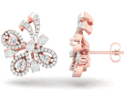Pendant Earrings combo - 0057 3D print model