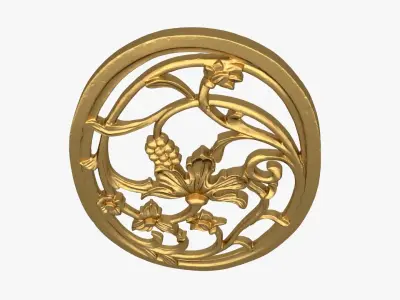 Classic decor ornament 240 3D model