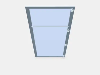STRAUMEN Mirror door Low-poly 3D model