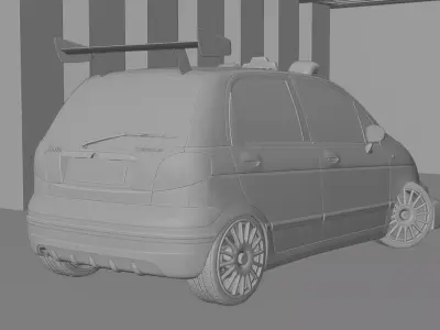 Chevrolet Matiz Taxi 3D model