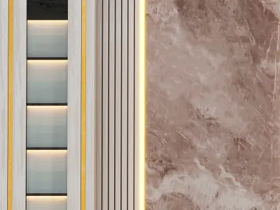 Panel by Pinterest 3D model 4