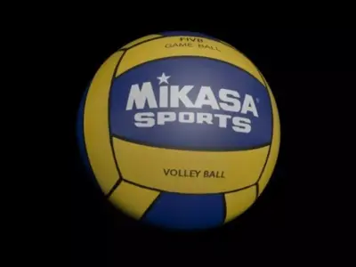volley ball Low-poly 3D model