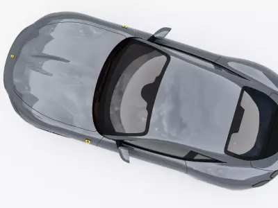 Ferrari Roma 2020 Low-poly 3D model