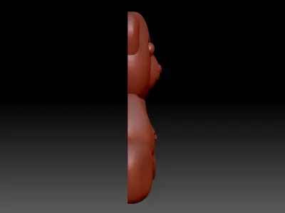 Bear heart  3D print model