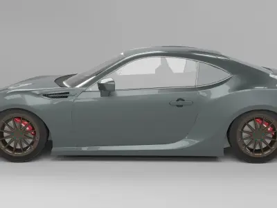 Subaru BRZ 3D model