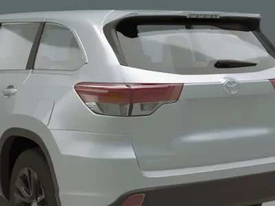 Toyota Highlander LX 2019 3D model