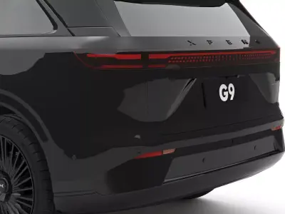 2026 Xpeng G9 with Interior 3D model