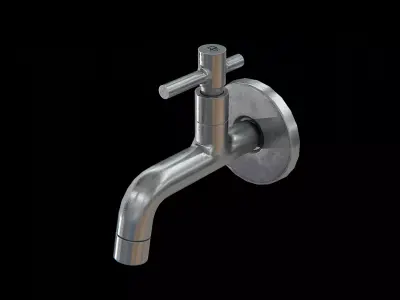 Tap Quick-Silver Low-poly 3D model