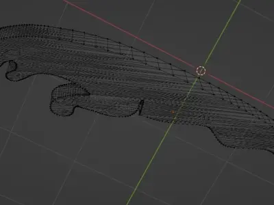 Jaguar 3D Logo Low-poly 3D model