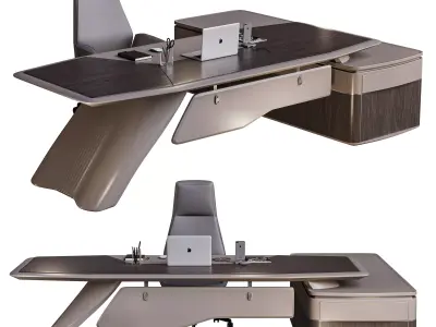Luxury Murphy Executive Desks EMF-03D30 3D model