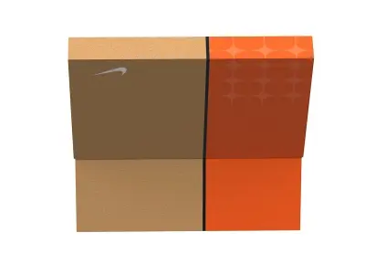 Nike Shoe Box PBR 05 Low-poly 3D model