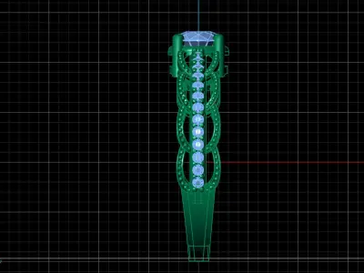 Rings for Women Womens Rings Stone Ring Ready STL 3DM Models  3D print model 22
