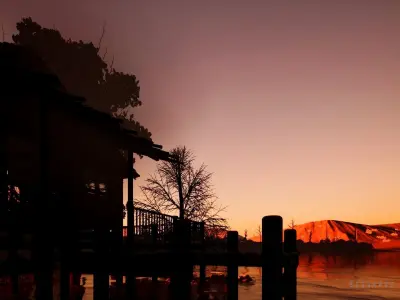 Simple Dock Free low-poly 3D model