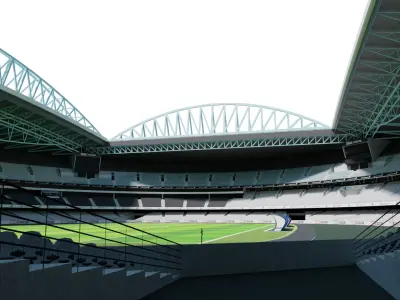 Marvel Stadium Melbourne Low-poly 3D model