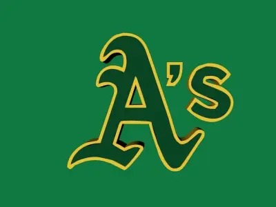 Oakland Athletics Team Logo 3D model
