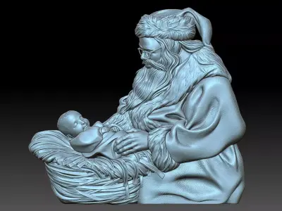 Santa  3D print model buy