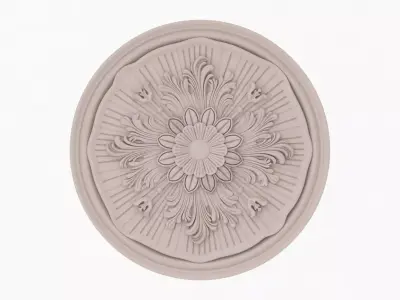 Classic Ceiling Medallion 63 3D model
