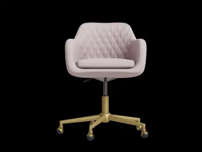 Quilted Office Chair 3D model
