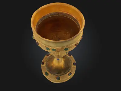 Chalice of Elegance  A Goblet Fit for Royalty 3D model