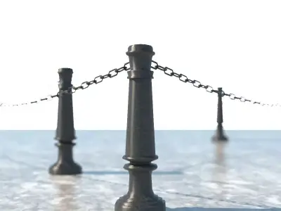 FREE - Chain VR AR Lowpoly Free 3D model