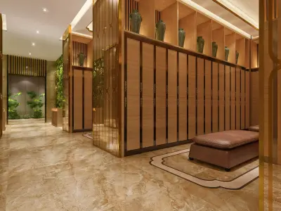 Locker room 3D model