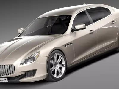 Maserati Quattroporte 2013 3D model