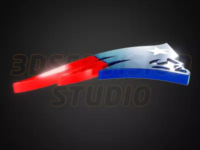 New England Patriots logo - Cinematic - 3D print 3D model