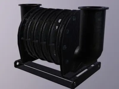  Fluid Converter Low-poly 3D model