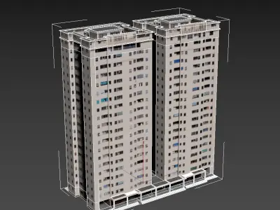 apartment 1 Low-poly 3D model