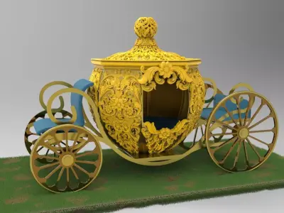 cinderella carriage  3D model