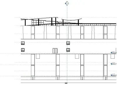 CULTURAL CENTER -compelete revit project -P1 3D model