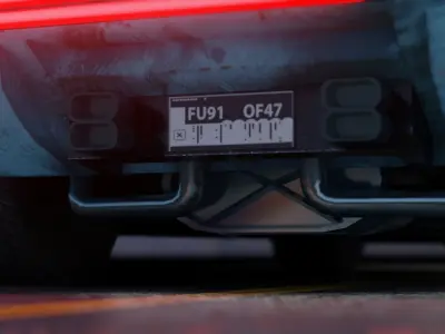 speed racing cars pack cyberpunk style  Low-poly 3D model