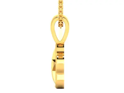 Women Star Pendant 3dm STL OBJ FBX Render Details 3D print model purchase