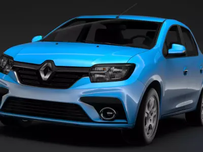 Renault Logan 2020 3D model