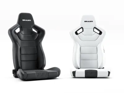 Braum Car Racing Seat 3D model