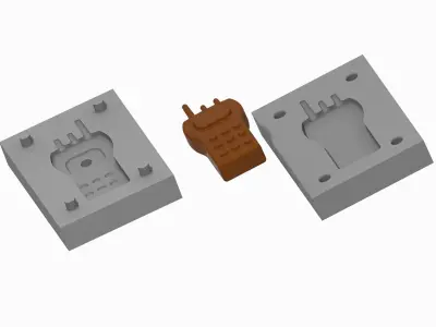Chocolate Mold Radio Gadget 3D print model