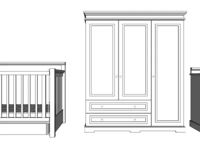 Shah baby room set 3D print model