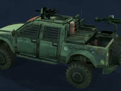 MILITARY JEEP 3D model