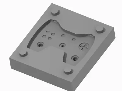 Chocolate Mold Gamepad 3D print model