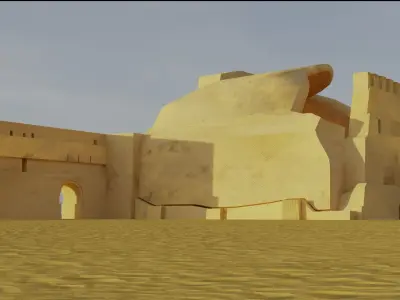 The Ruins of TaqE Kisra Iraq 3D model