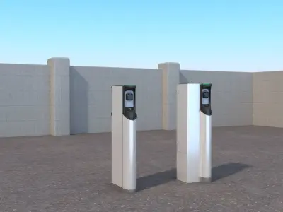 Ensto Charging Station 3D model
