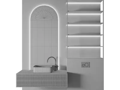 Luxury Bathroom 242 3D model