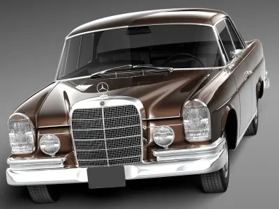 Mercedes-Benz 300SE W112 Coupe 3D model