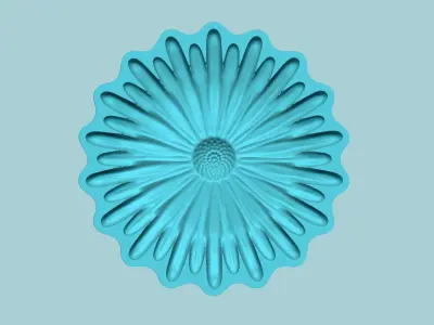 Aster Flower - Molding Artificial EVA Craft 3D print model