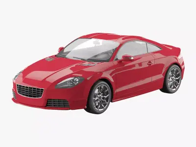 Generic car unique 3D model