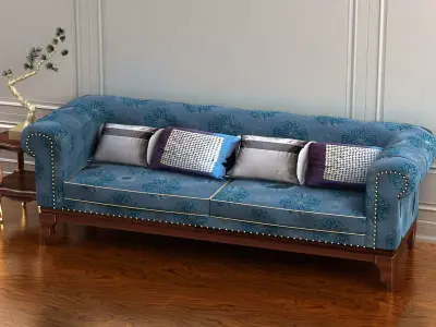 cabinet cabinet wardrobe sofa bed table bookshelve 3D model